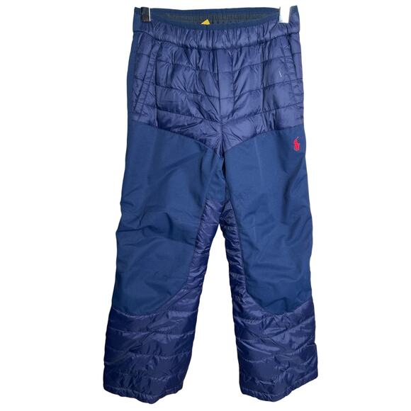 Polo Ralph Lauren Size 8 Small Navy Snowpants Elastic Waist - Picture 1 of 7